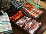 A Collection of Ties and Shirts