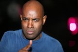 The Pointing Bald Man
