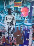 A Man and the Urban Canvas