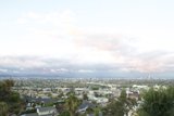 Aerial View of the Cityscape on a Cloudy Day