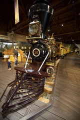 Historic Steam Locomotive Number 12 at Railroad Museum