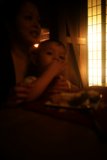 A Sweet Moment at the Dining Table