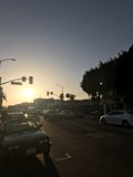 Rush Hour at the Sunset Intersection