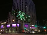 Glowing Urban Skyscraper at L.A. LIVE