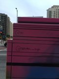 Pink Utility Box Street Art