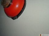Red and Black Light on the Wall
