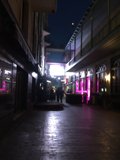 Neon-lit Night Stroll