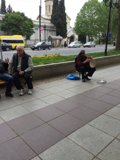 Street Musician on Rustaveli Avenue