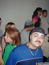 The Mustached Man in Blue