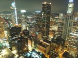 Night View of Los Angeles Cityscape