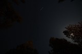 Meteor Streaks Over Mt. Lassen Volcanic National Park