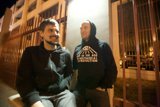 Night Bench Sitting