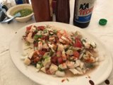 Savory Dish with a Side of Ketchup