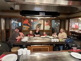 Family Dinner at Japanese Teppanyaki Restaurant