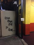 Live Young Graffiti Wall