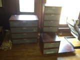 A Rustic Wooden Desk with Drawers in Altadena, California