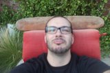 Dave B in His Red Chair