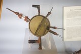 Ancient Surgical Tools Museum Display with Mirror