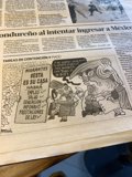 City of Mexico Newspaper Cartoon