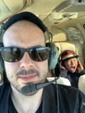 Sunglasses and Headset in the Skies