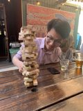 Jenga Fun at the Table