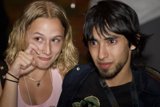 Black Shirted Man and Woman