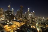 Night-time Skyscrapers in the Heart of the City