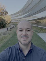 Selfie at Modern Corporate Campus