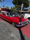 Red Convertible with a View