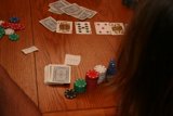 Lady Luck at the Poker Table