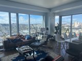 City Views from a Penthouse Living Room