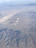Majestic Desert Mountains from Above