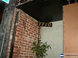Brick Building with Potted Plant