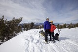 Backcountry Snowshoeing Adventure in Mountain Wilderness