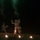 Illuminated Fireworks Display