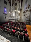 Mysterious Beauty of a Candlelit Church