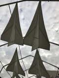 Suspended Airplanes over Sheltering Architecture