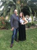 Formal Attire and Palm Trees