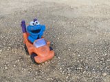 Cookie Monster Car on the Road