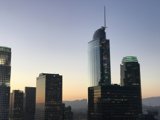 Sunset over the City