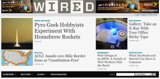 Wired Magazine's Tech-Fueled Webpage