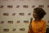 Michele Bachmann addresses the crowd