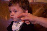 Gentleman Baby in a Pensive Moment