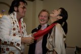 Elvis Impersonator and Bride Sing Duets