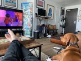 Cozy Living Room with Entertainment Center