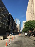 Urban Development on Busy Los Angeles Street