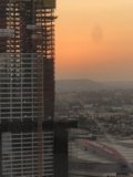 Sunset Cityscape from the Top of an Office Building