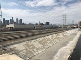 A Cityscape View from the Top of a Bridge