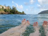 Barefoot in the Blue Ocean