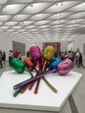 Colorful Metal Tulips Exhibition